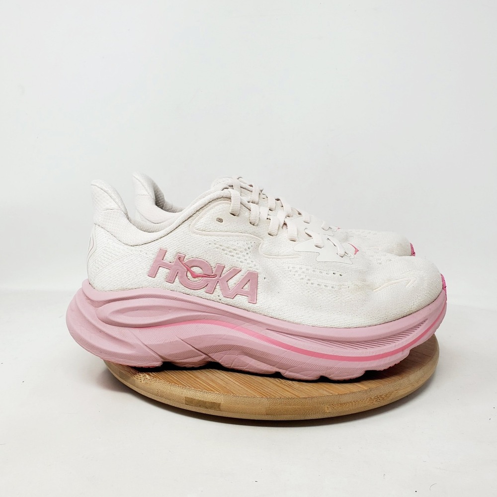 Hoka One One Clifton 10 Running Shoes Womens 6 Lace Up Comfort Sneaker - Picture 7 of 11